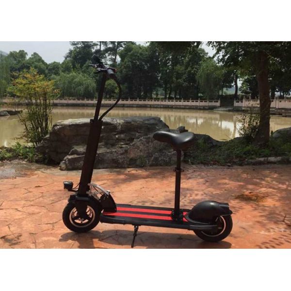 TM-TX-B9  10 Inch Portable Electric Scooter 350W Motor Aluminum Alloy Material With Seat Cushion