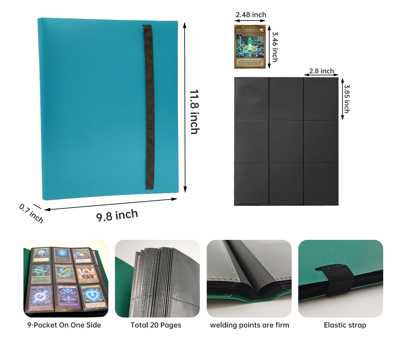 Trading Card Binder Manufacturer for Wholesale Game Card Storage OEM factory MTG