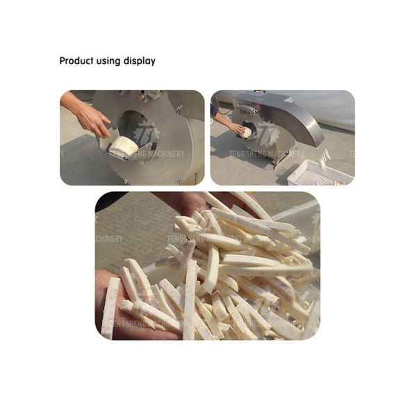 Резец ручки картошки французского картофеля фри машины обработки овоща 1500KG/H
