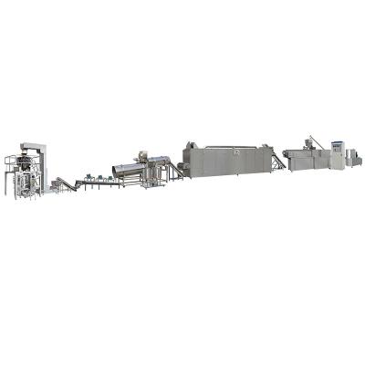 Petiscos gêmeos da máquina da extrusora dos SS do produto comestível que fazem a linha 150kw