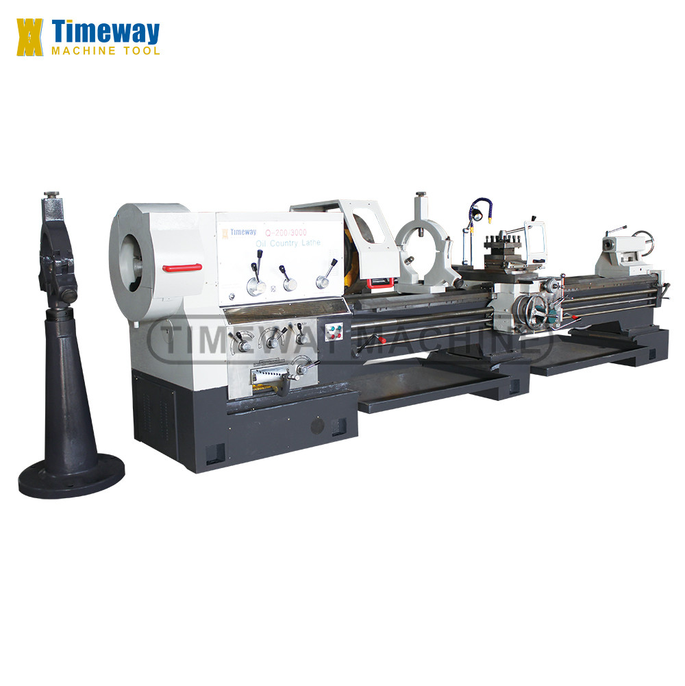11kW Spindle Motor Power Q-200 Pipe Thread Lathe Machine for Various Applications