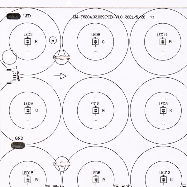 Монтажная плата электрического контура Pcbs и их применения в освещая индустрии приведенной
