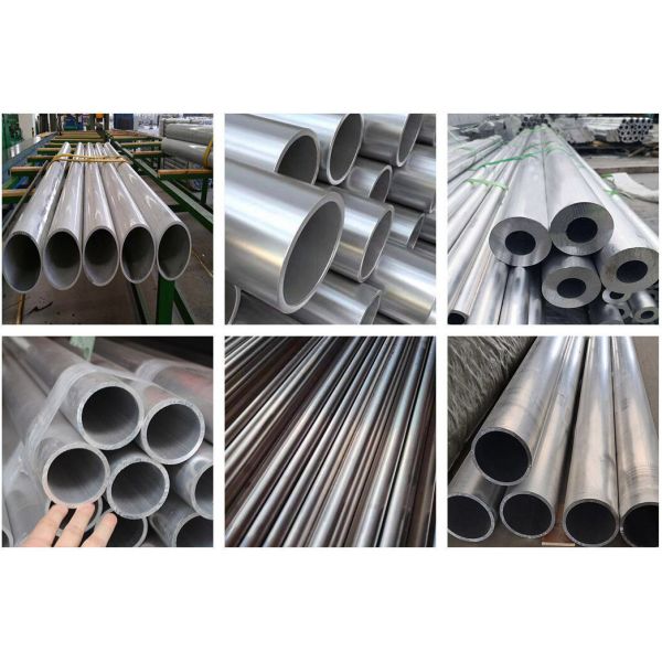 7000 Series 80mm Aluminum Tube Brushed Sand Blasted