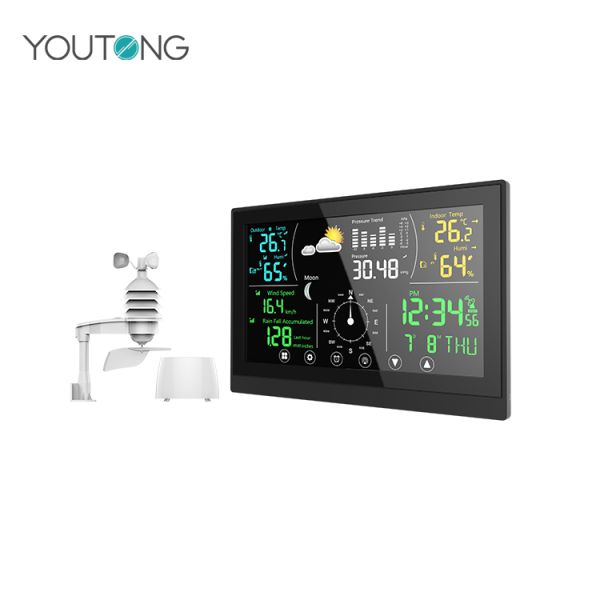 Station météorologique numérique ABS sans fil à l'intérieur et à l'extérieur
