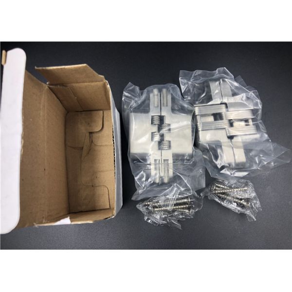 Fuego que valora grueso invisible de la bisagra 30m m del soporte sólido de la mortaja con 4 agujeros