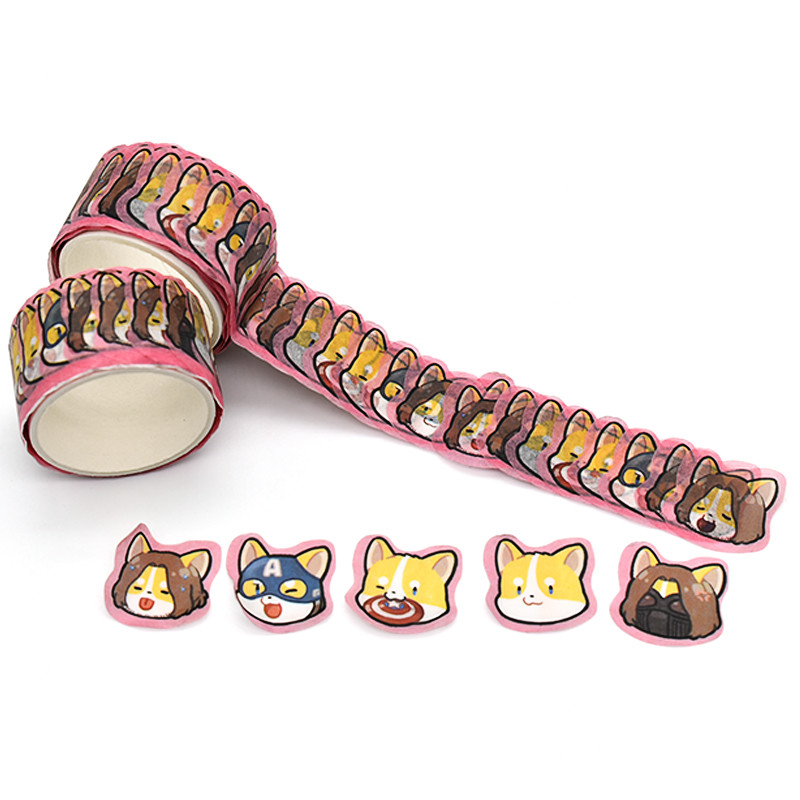 Изготовленной на заказ дизайн Kawaii DIY напечатанный лентой для маскировки умирают отрезал ленту Washi