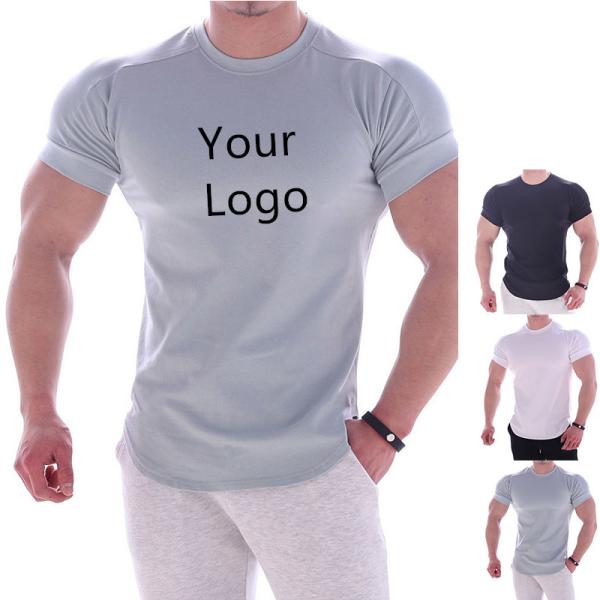 Men's T-Shirts Printed Custom Sublimation Gym Sport Oversized Tee Blank T Shirt