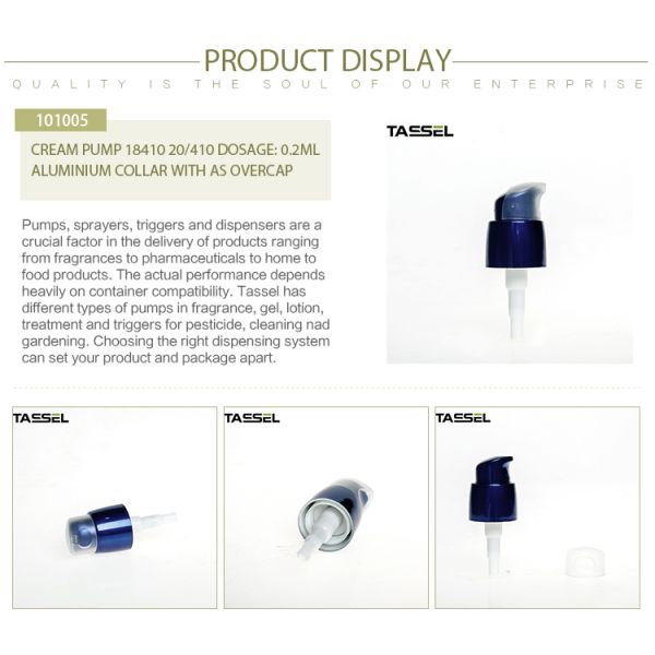 Fine Perfume Hand Cream Pump Dispenser Aluminum Head Colorful Screw Down Structure