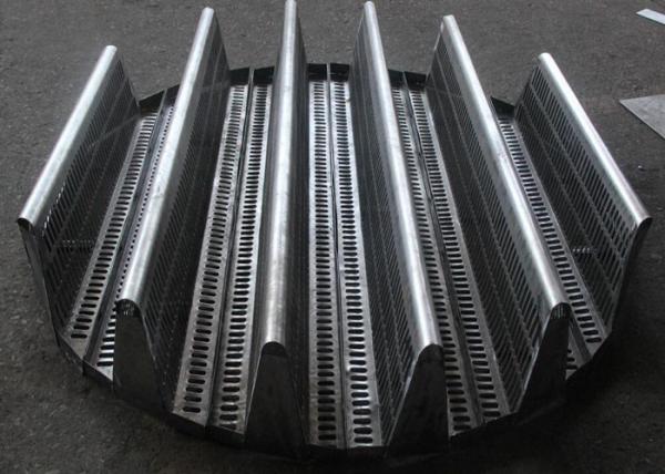 SS/CS/ Plastic Distillation Tower Internals Hump Support 290 Mm Fixed Width Sectional Design