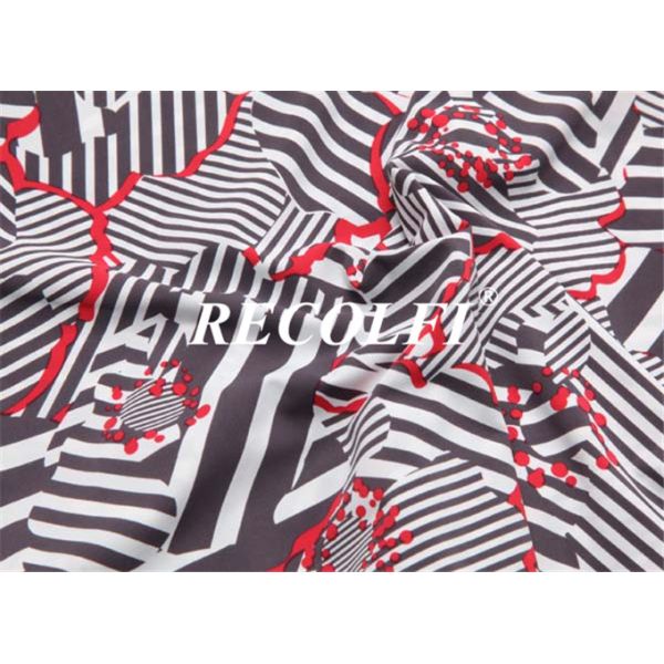 Printing Absorbent Poly Yarn Women'S Activewear Knit Fabric UPF50+