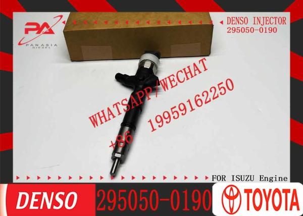 inyector de tren común 23670-09340 23670-0L100 23670-30410 inyector 295050-0190/ 0530 /0470 /0210 para Toyota 1KD-FTV D-4D