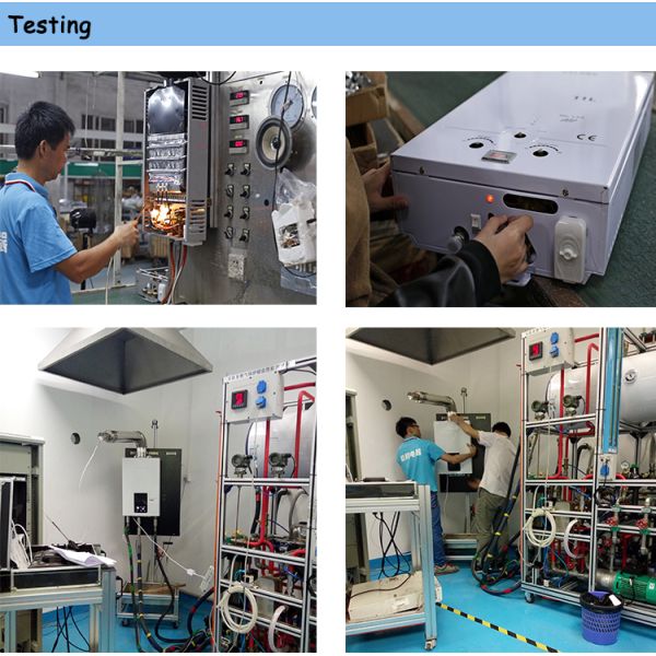 8L-12L Digital LED Gas Water Heater Forced Exhaust Copper Heat Exchanger