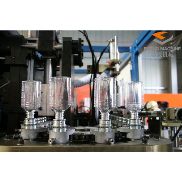 Orange Color Pet Blowing Machine , Plastic Bottle Blowing Molding Machine