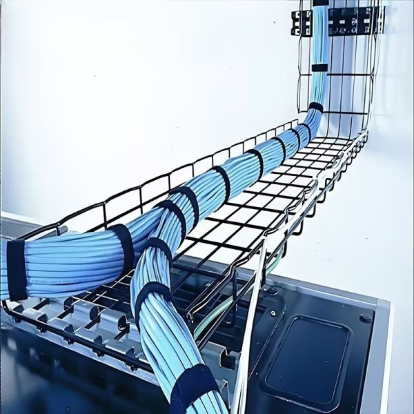 25-600mm Wire Mesh Cable Tray System Customizable Length