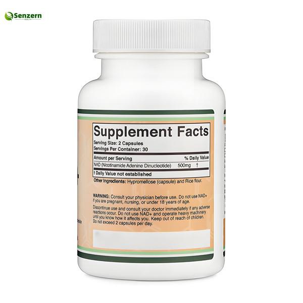 500mg NAD+ Nicotinamide Supplements For Maintaining Neuronal Health