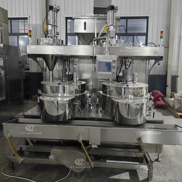 Machine automatique d'enrobage de noix en acier inoxydable pour cacahuètes, amandes et noix de cajou