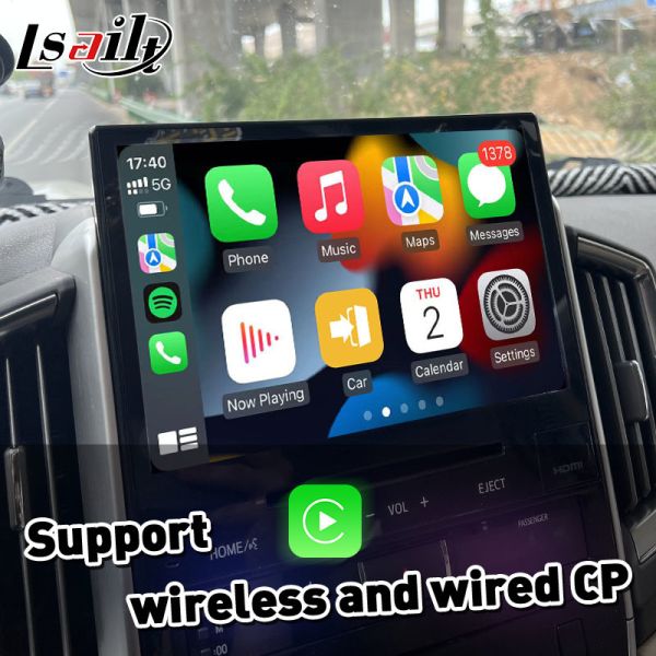 Lsailt Carplay Interface for 2018-2022 Toyota Land Cruiser LC 200 GXR GX-R LC200 FST Host Radio