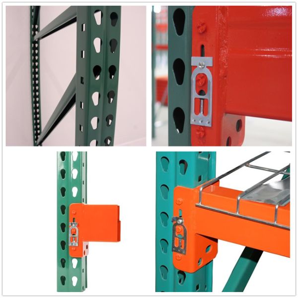 Teardrop Warehouse Pallet Racks suitable for 40