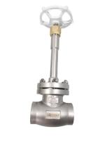 Robinet d'arrêt sphérique cryogénique inoxydable de soudure de prise du gaz -196C PN40 SS304 SS316