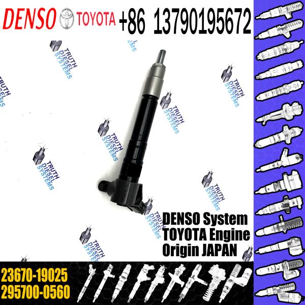 Common rail fuel injector 23670-0E020 295700-0560 23670-11020 23670-09430 23670-19025