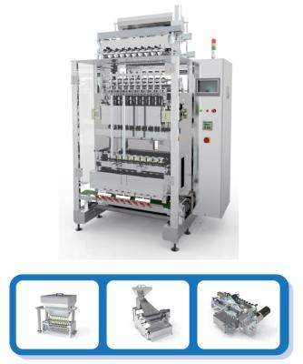 Multi Lane Ketchup Sachet Packing Machine Multi Track Small Stick Bag Automatic