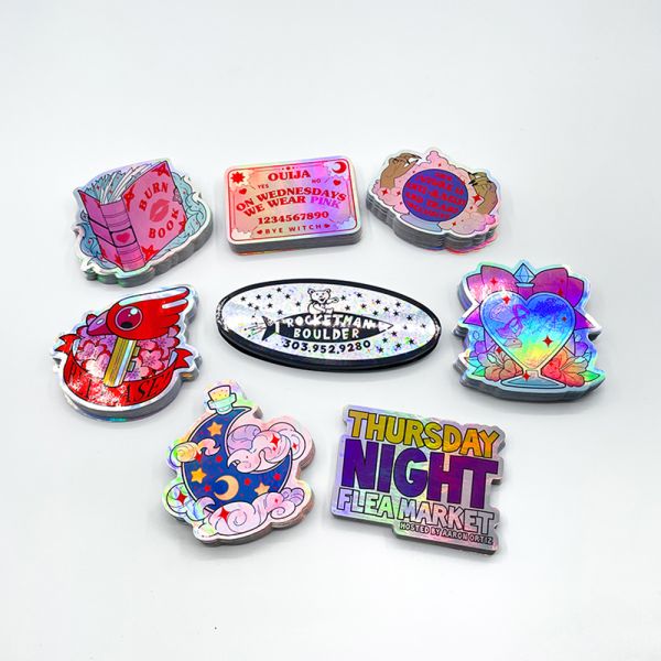 Custom Magnet Die Cut Stickers Oilproof Scratchproof Weather Resistant
