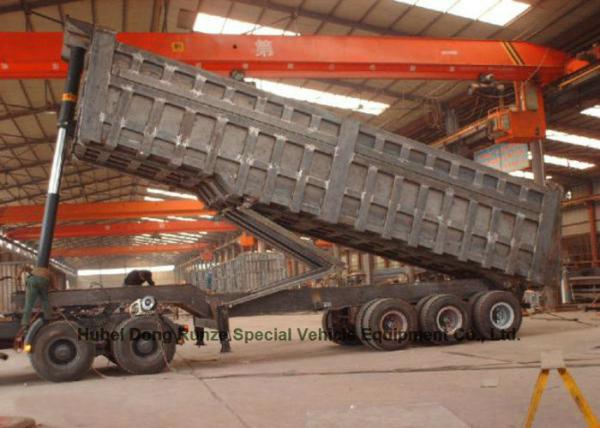 Heavy Duty Dumper Semi Trailer Truck for Sand - Mine Transport   3-Axles Rear Tipper Semi Trailer 45  - 60T
