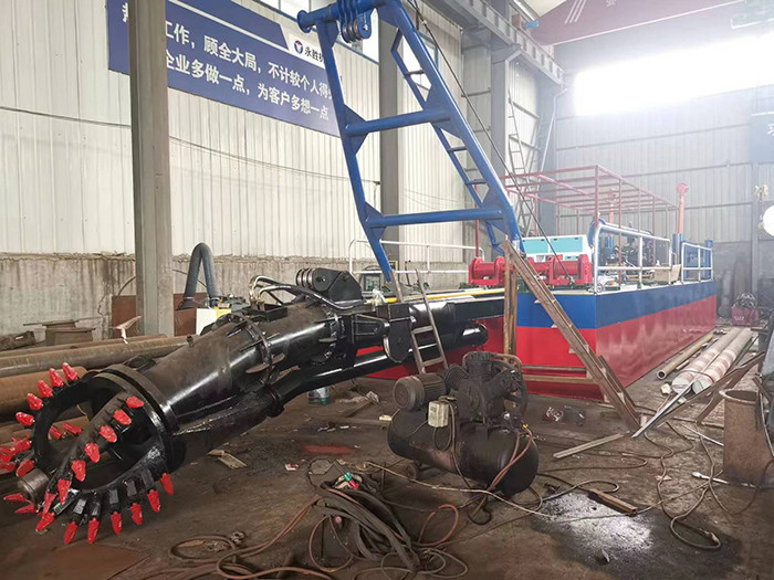 WN200 Cutter Suction Dredger с красным цветом для дноуборочной работы