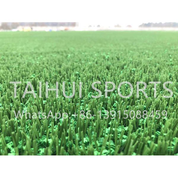 ФИФА одобрило зеленый резиновый искусственный Infill травы для granuel на открытом воздухе представления infill