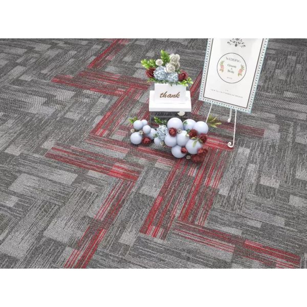 Commercial Office Nylon Carpet Tiles with PVC Backing Heavy Duty and Easy to Install