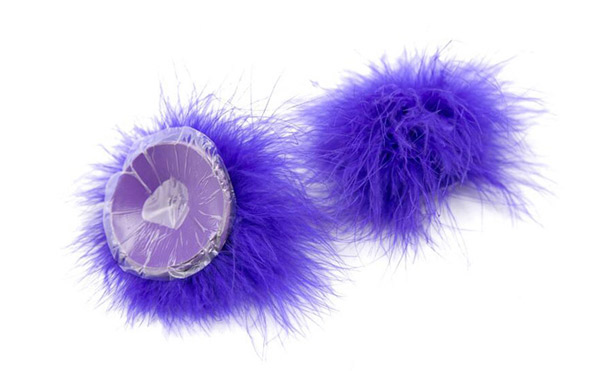 FN010 Wholesale Sexy Feather Sticker Round Invisible Silicone Breast Pasties