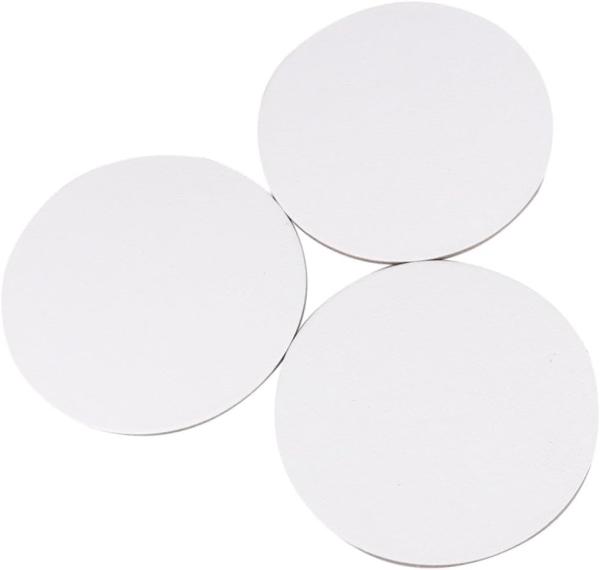 Water Resistant Round Canvas Panels 100% Pure Cotton For Acrylic And Oil Painting