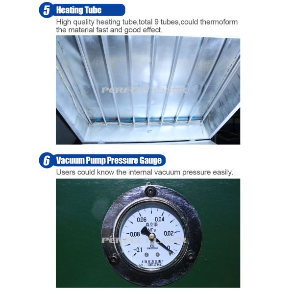 Акриловый вакуумный гибочный станок ПЭМ-1400 для изготовления слов в волдырях