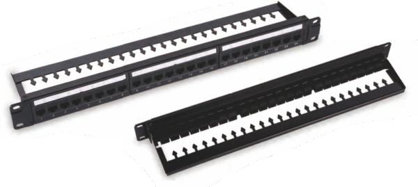 Patch Panel de 19 polegadas, 48 ​​portas em branco 1U Rackmount, acessórios para data center, fabricante da China - Zion Communiation