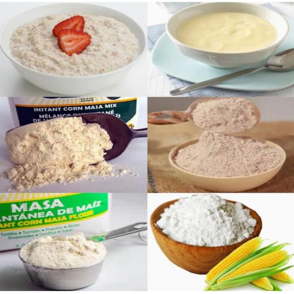 línea de transformación alimenticia de la máquina del extrusor de la comida del polvo del arroz 150kg/hr