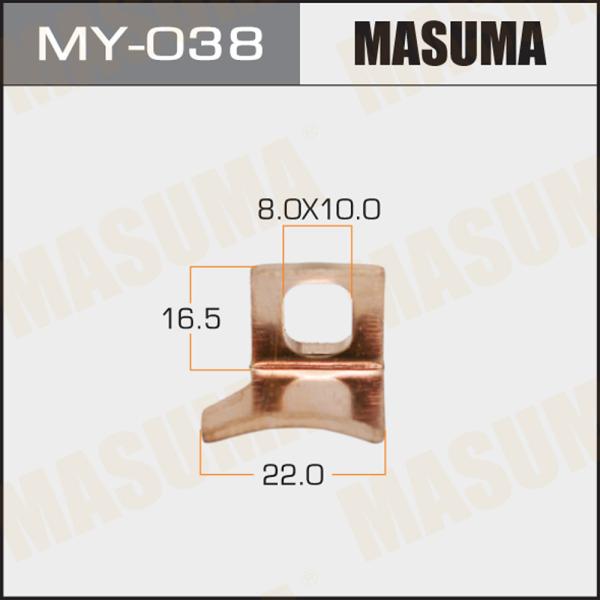 Terminus à vis MY-038 MASUMA 10PCS contact de relais automatique à batterie pour les connecteurs de démarrage