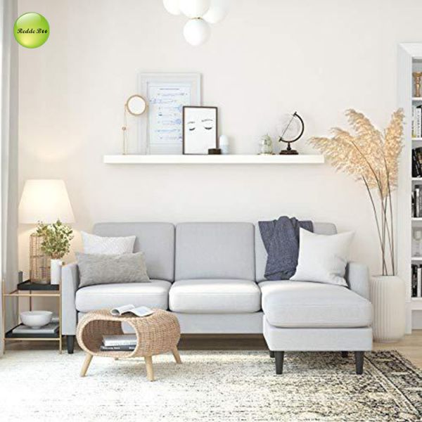 Grey Modular Sofa: Timeless Aesthetic, Durable Build – Relaxing Reading Sanctuary Transform
