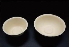 Natural Bio Bamboo Fiber Salad Bowl Disposable Unicolor Food Grade