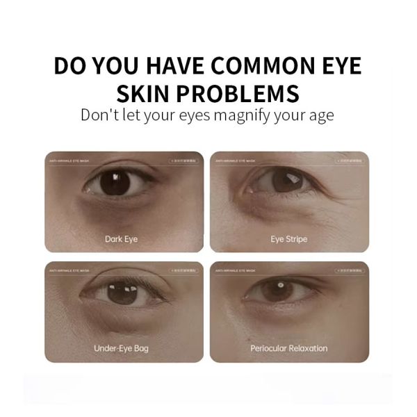 Customized Moisturizing Hyaluronic Acid Collagen Crystal Eye Mask Pad Whitening Biological