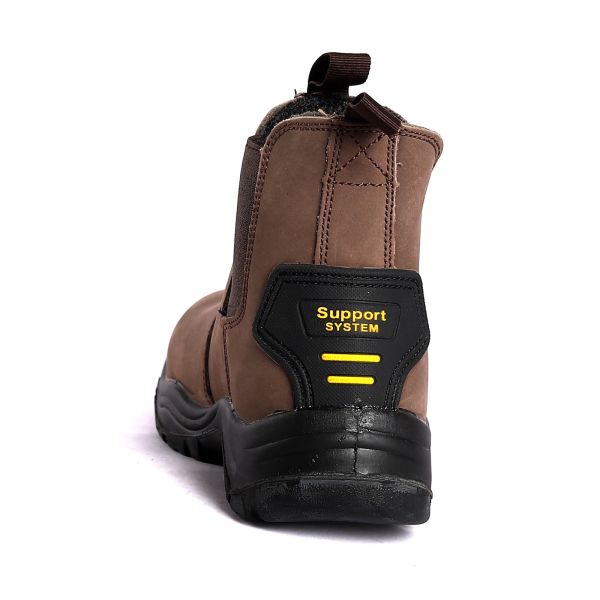 Chaussures de sécurité à semelles en PU pour les opérateurs de machines lourdes