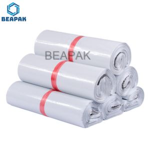 Почтовая отправка политена DPE напечатанная Gravure кладет белую черноту в мешки