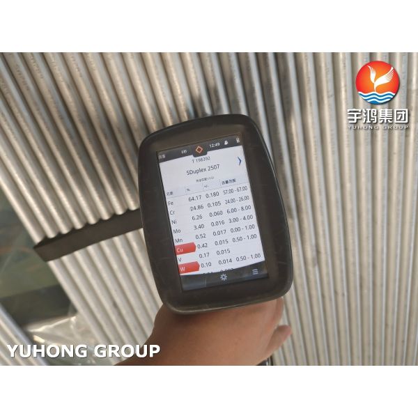 Tubo sin costura de acero inoxidable dúplex ASME SA789 S32205