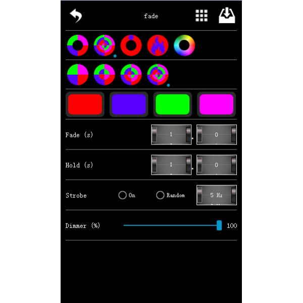 Коробка управлением ПРИЛОЖЕНИЯ IP20 13W DMX512 умная для светов СИД