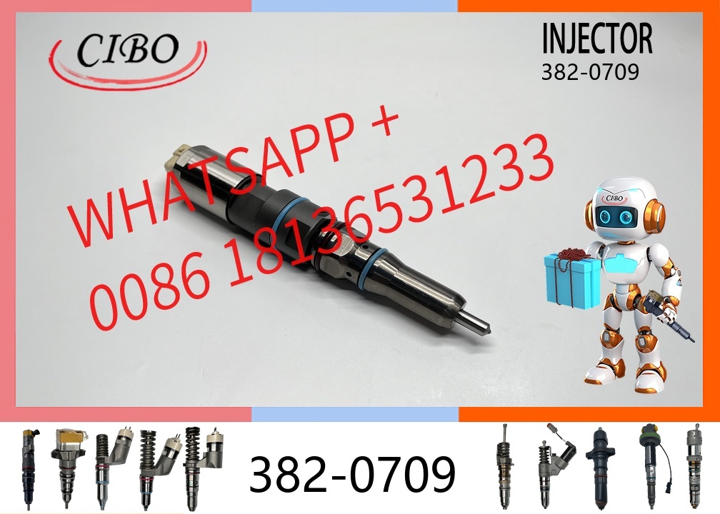 original 382-0709 Diesel Fuel Injector 460-8213 456-3509 20R-5077 for D7E D6T