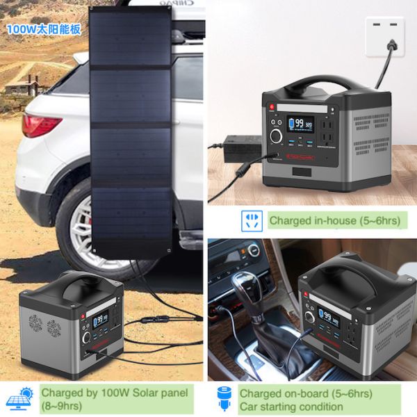 электростанция кемпинга 320В 188кс160кс170ММ портативная для аварийного накопления энергии