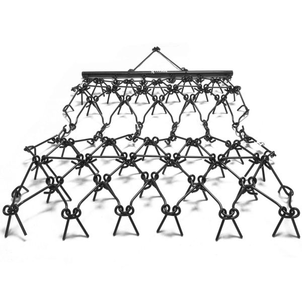 Professional Precision Black Steel Fence Chain Link Drag Harrow 4.5' X 5'