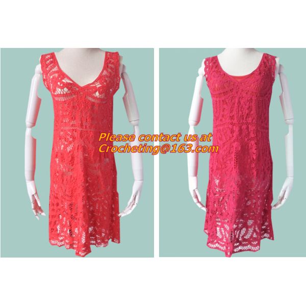 clothing summer Hollow out belt sexy knitted crover up crochet beach dress robe femme sund