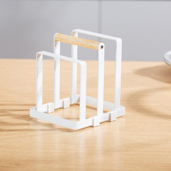 Kitchen Organiser Standing Type Kitchen Organizer Kitchen Cutting Board Rack Multi-Size Cutting Board Holder