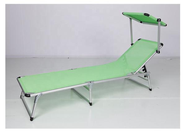 Customized Beach Foldable Sun Lounger With Aluminum Tube Material