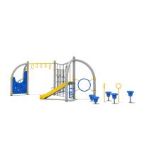 Amusement net s'élevant de Joy Slide Park Polyester Water de terrain de jeu extérieur d'enfants